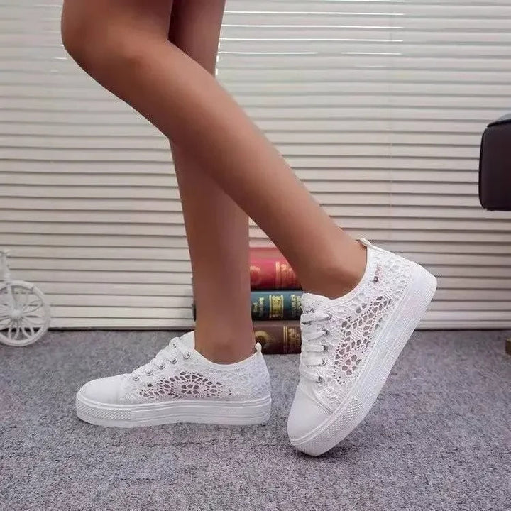 Skovae | Elegance Til De Lækre Sneakers-Sko Sneakers med Snørebånd