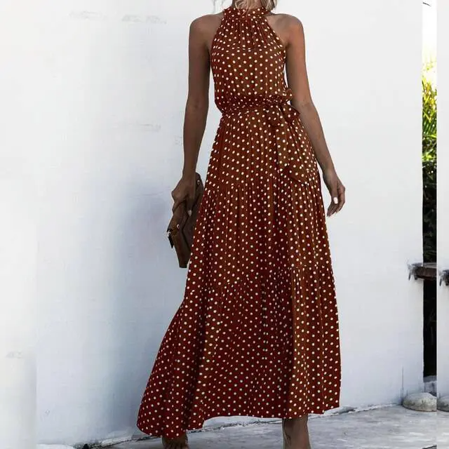 Stilla | Strapless Maxi Kjole Med Blomstermønster