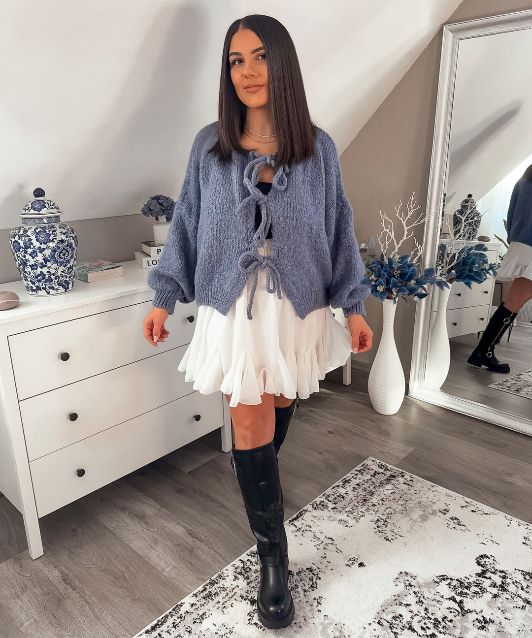 Stilla | Elegant Hvid Nederdel