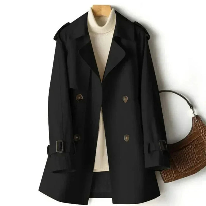Stilla | Dame Dobbeltlinket Trenchcoat