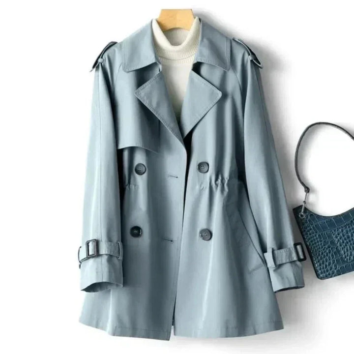 Stilla | Dame Dobbeltlinket Trenchcoat
