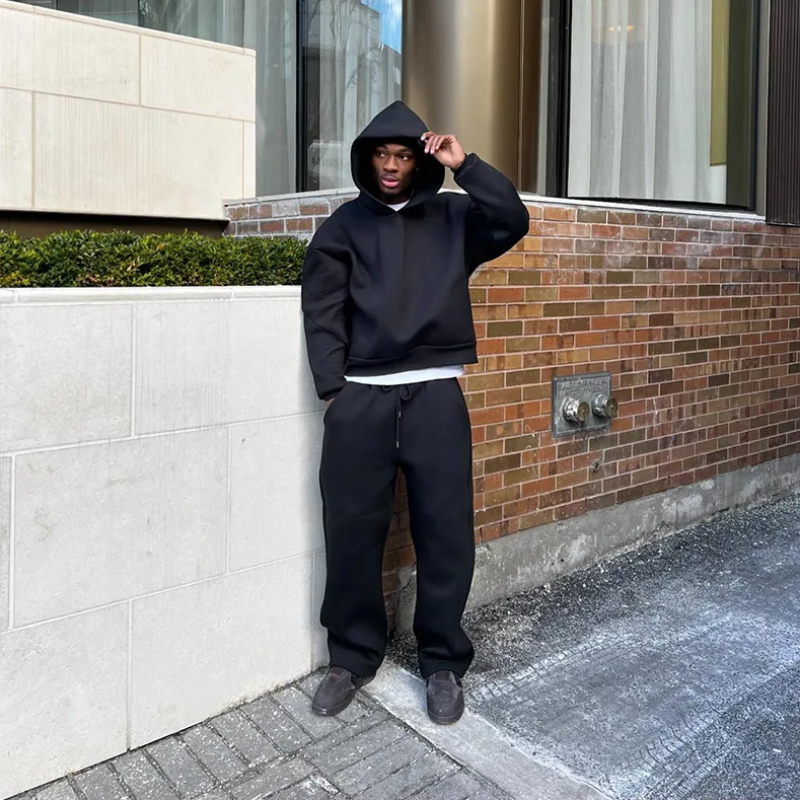 Stilla | Street Vibes Hættetrøje & Jogging Suit Sæt