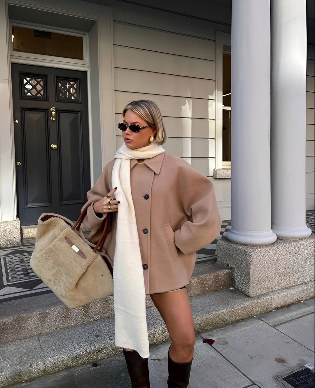 Stilla | Trendy Størrelse Uldjakke