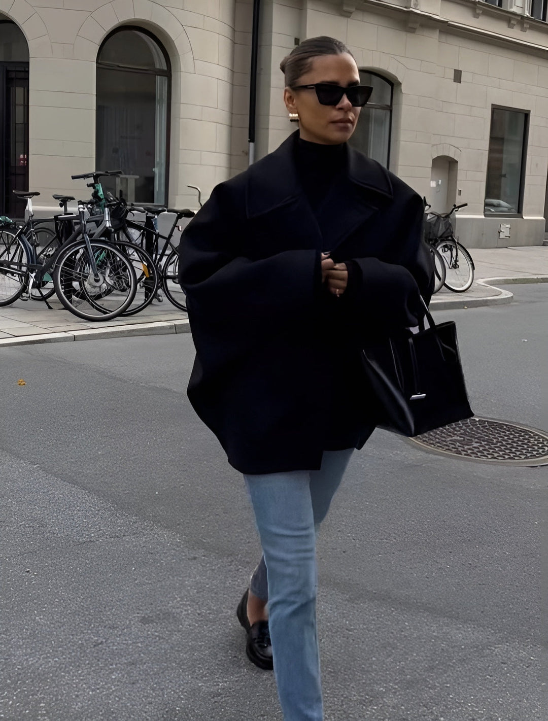 Stilla | Trendy Størrelse Uldjakke