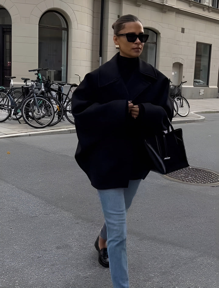 Stilla | Trendy Størrelse Uldjakke