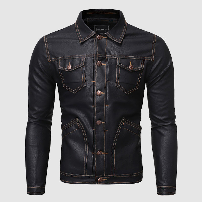 Stilla | Hardy Vintage Biker Læderjakke