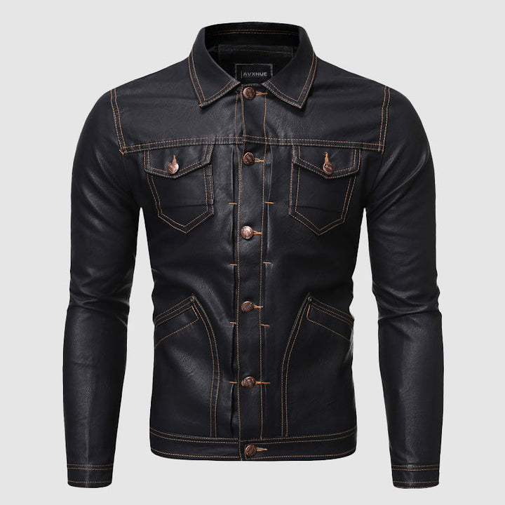 Stilla | Hardy Vintage Biker Læderjakke