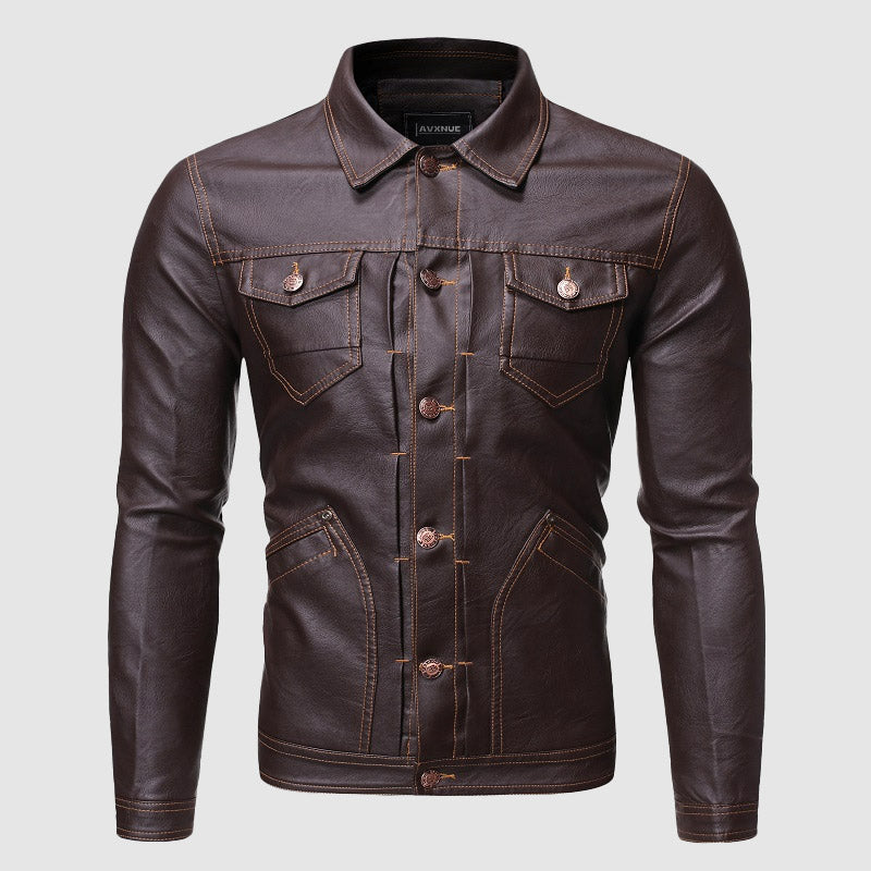 Stilla | Hardy Vintage Biker Læderjakke
