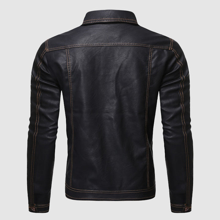 Stilla | Hardy Vintage Biker Læderjakke
