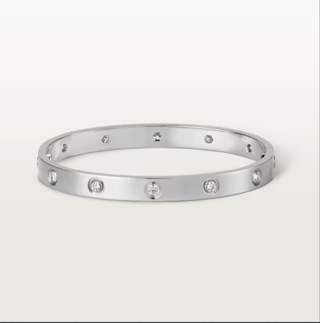 Stilla | Zilver Diamant Armbånd