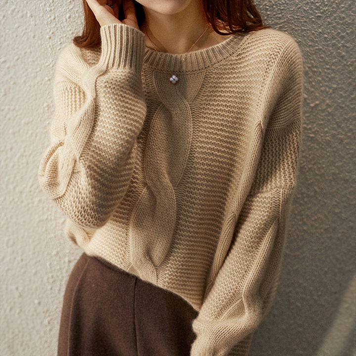 Stilla | Cashmere Couture Kabelstrik Pullover