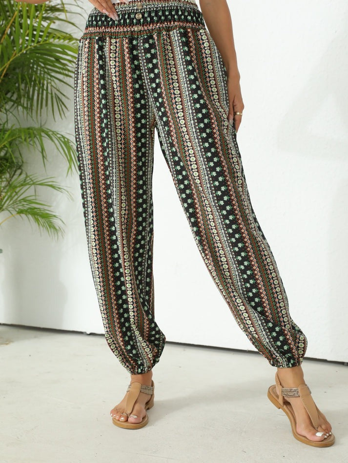 Stilla | Stilfulde Bukser Med Boho Print