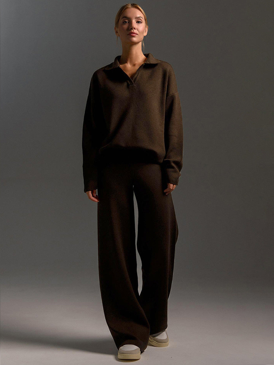 Stilla | Dame-loungewear-sæt - Oversized sweatshirt og løse bukser