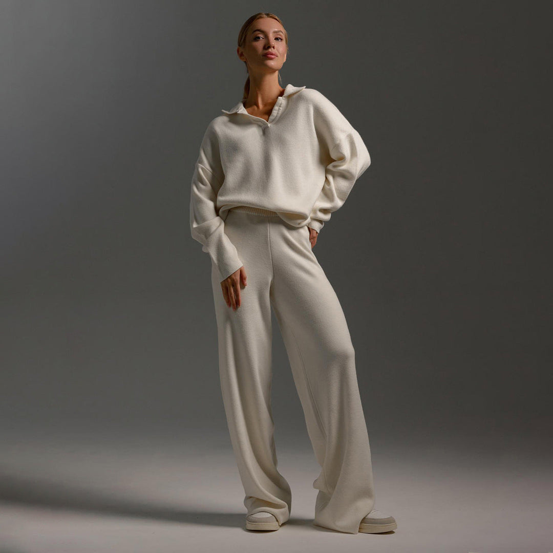 Stilla | Dame-loungewear-sæt - Oversized sweatshirt og løse bukser