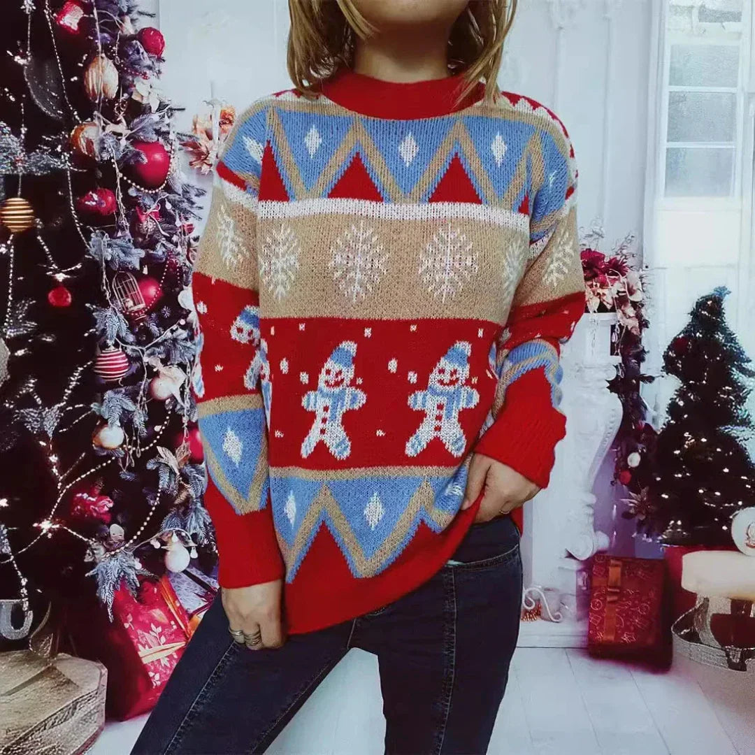 Stilla | Sweater Strikpullover til damer til jul