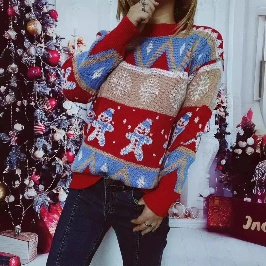 Stilla | Sweater Strikpullover til damer til jul