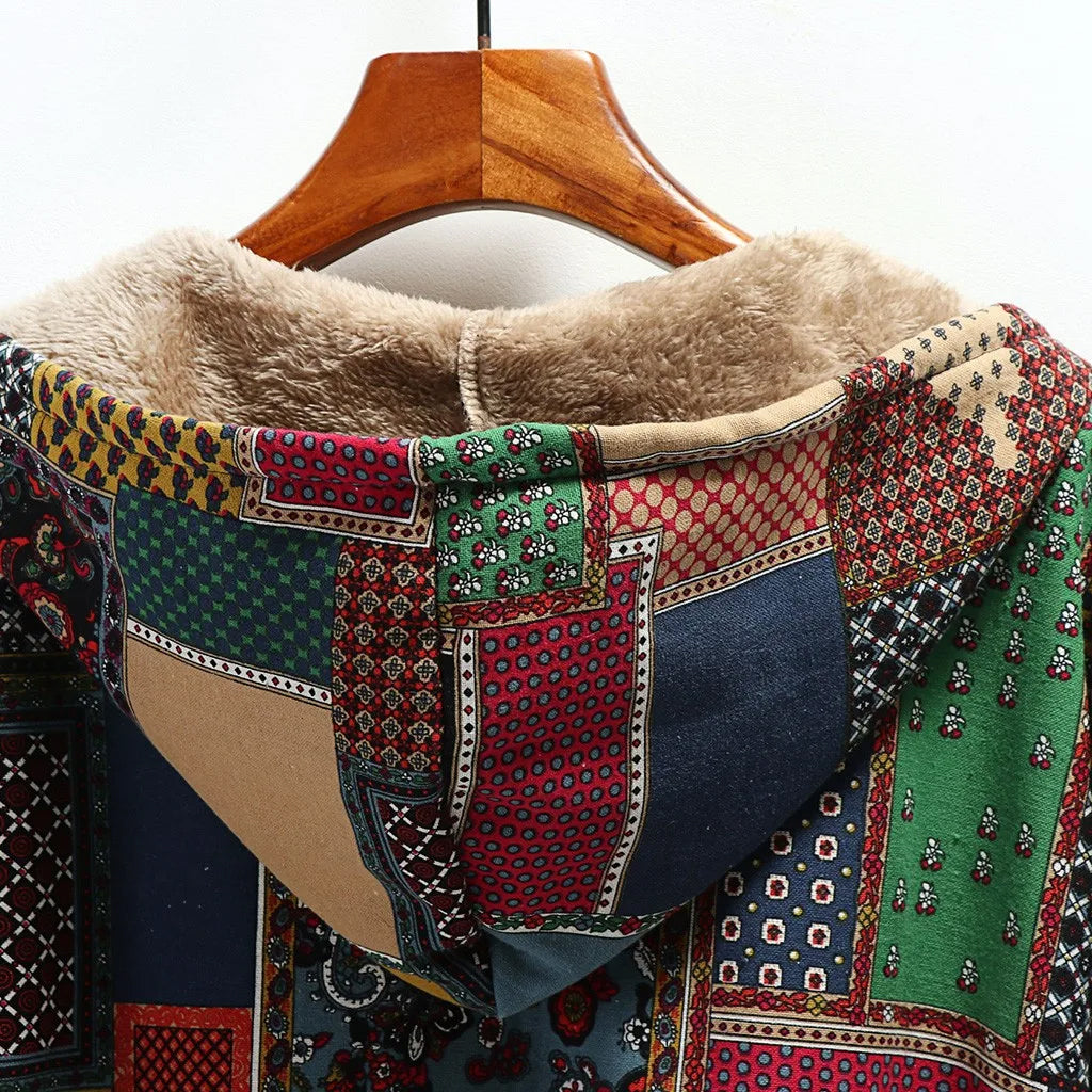 Stilla | Fuzzy Patchwork Jakke