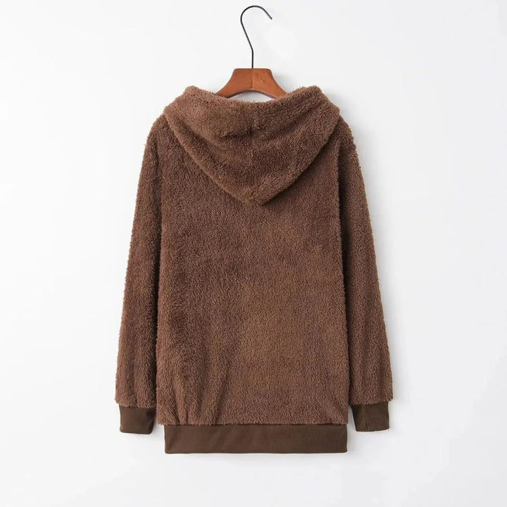Stilla | Overdimensioneret Sherpa-Fleece-Hoodie