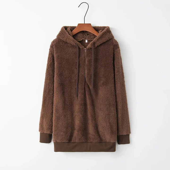 Stilla | Overdimensioneret Sherpa-Fleece-Hoodie