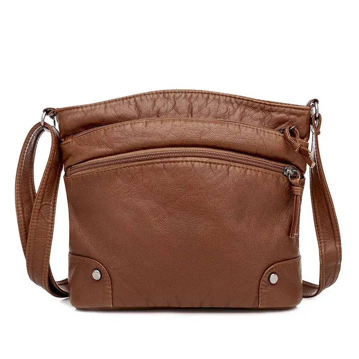 Stilla | Retro Charm Blød Læder Ant Tyver Messenger Bag