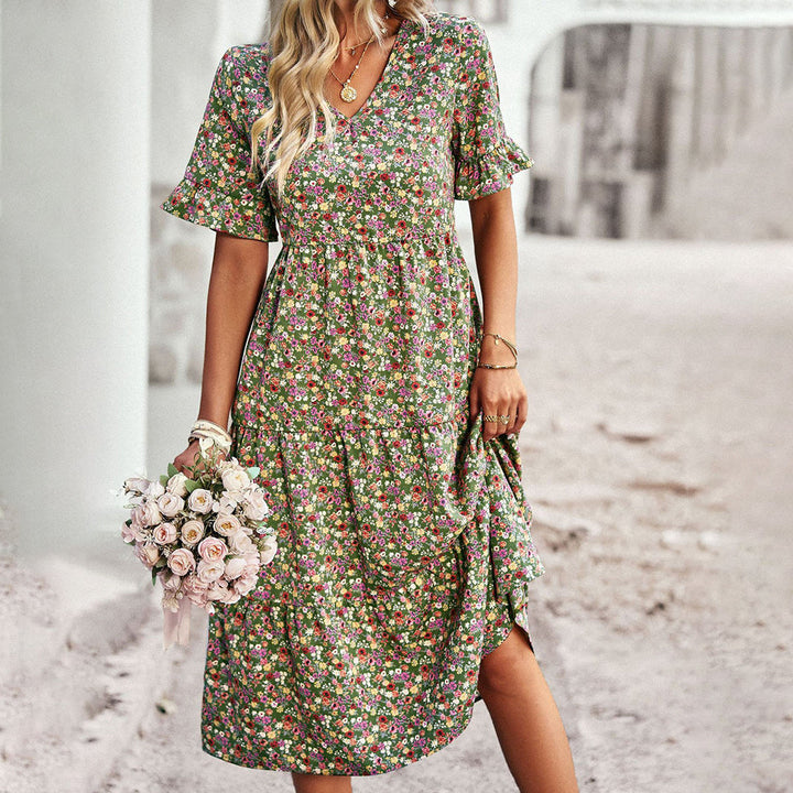 Stilla | Blomstret Sommerkjole Damer