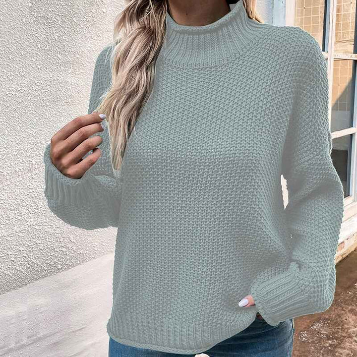 Stilla | Lækkert skåret sweater med trendfaktor