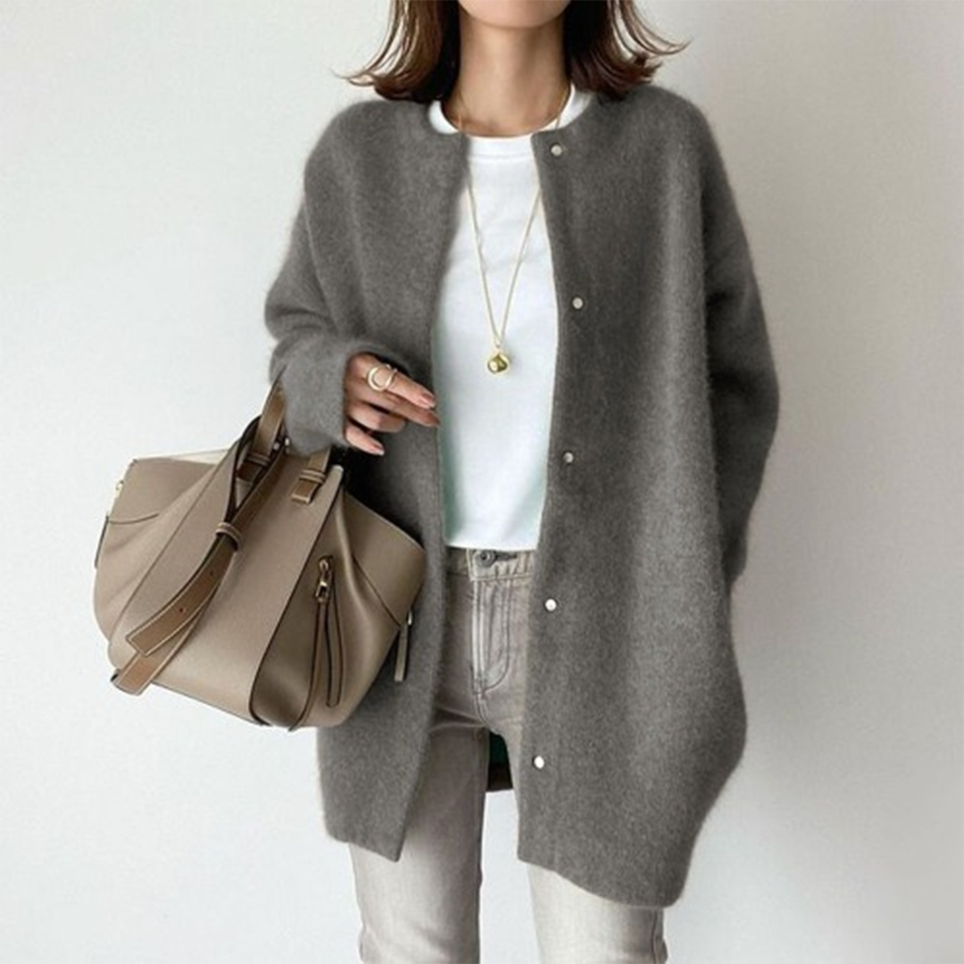 Stilla | Stilfuld Cardigan med Elegant Snit
