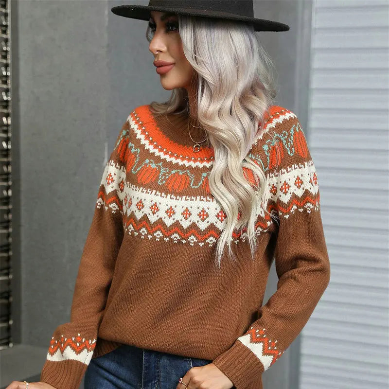 Stilla | Norsk pullover dame strikk vinterpullover til damer