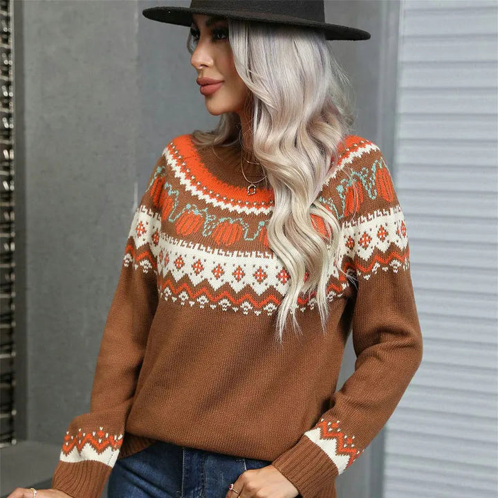 Stilla | Norsk pullover dame strikk vinterpullover til damer