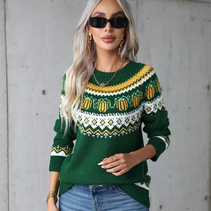 Stilla | Norsk pullover dame strikk vinterpullover til damer