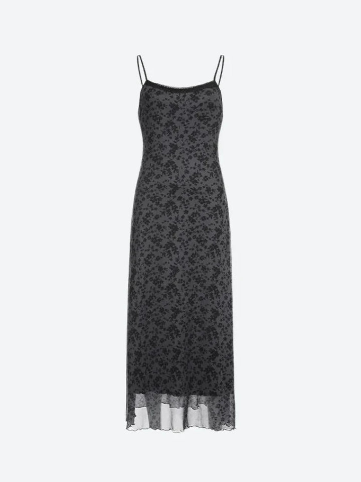 Stilla | Grunge Blomstret Maxikjole