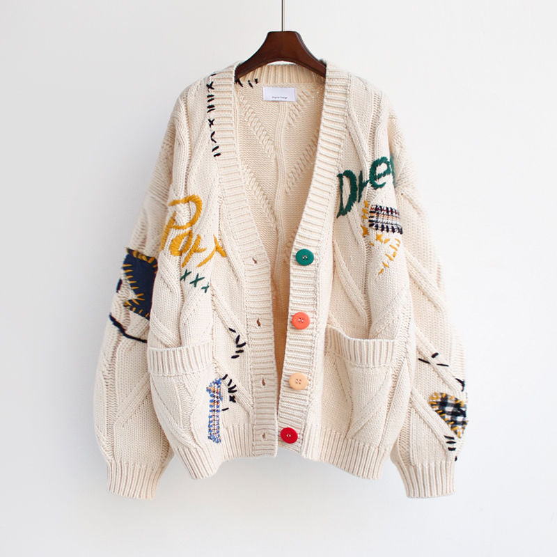 Stilla | Elegant strikpullover med broderi