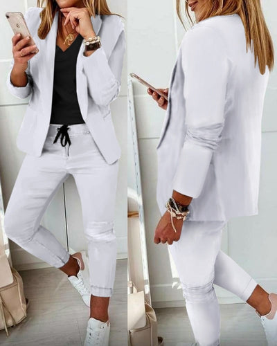 Stilla | Elegant To-delt Blazer Sæt
