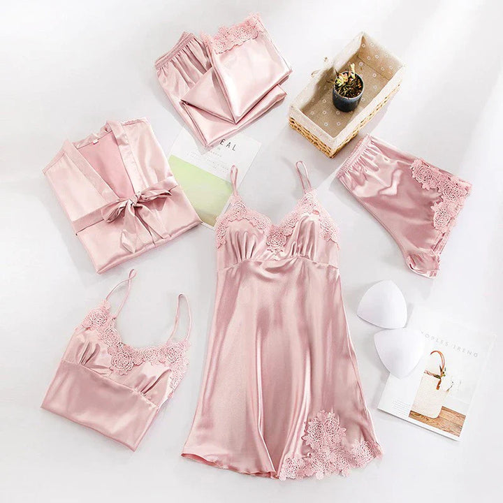 Stilla | Elegant Pyjamassæt Blød Satin