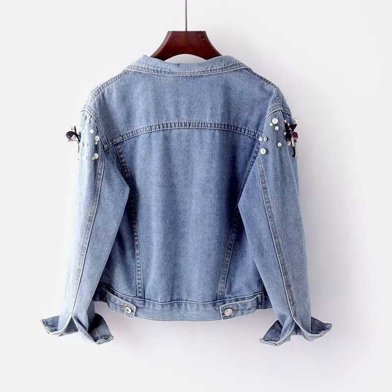 Stilla | Stilet Jeansjakke med accenter