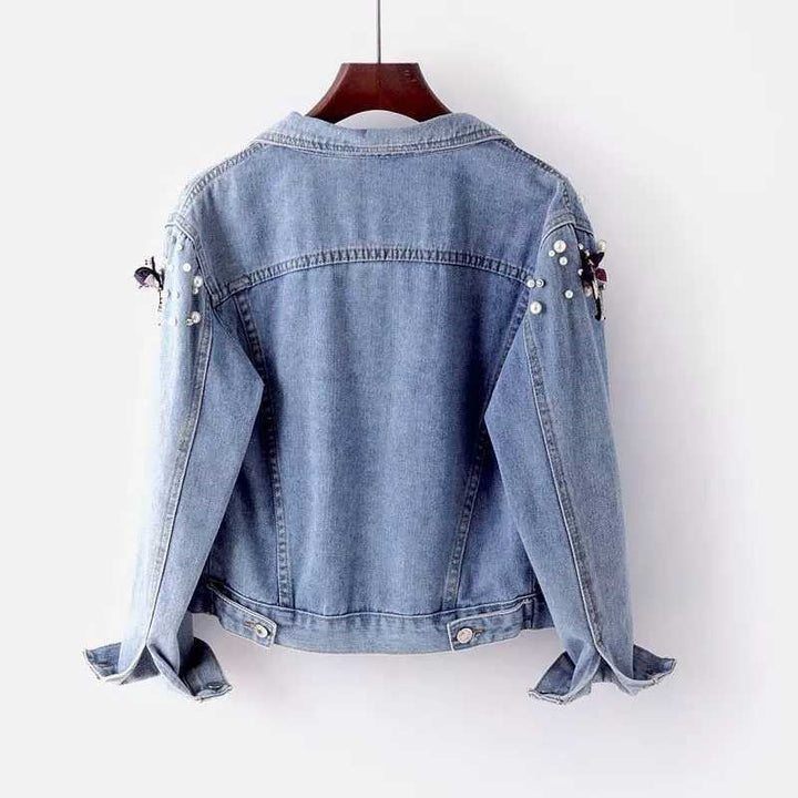Stilla | Stilet Jeansjakke med accenter