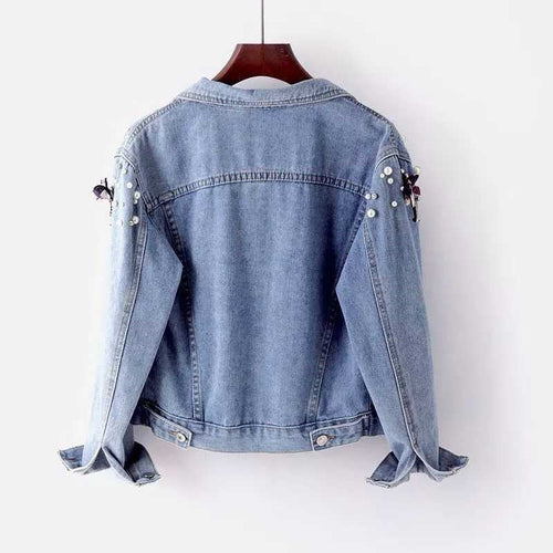 Stilla | Stilet Jeansjakke med accenter