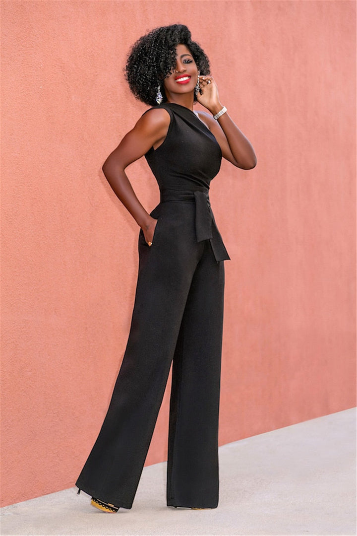 Stilla | Elegant En Skulder Jumpsuit Til Damer