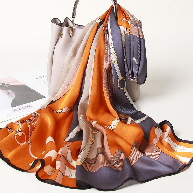 Stilla | Chic Square Scarf 100% Silk