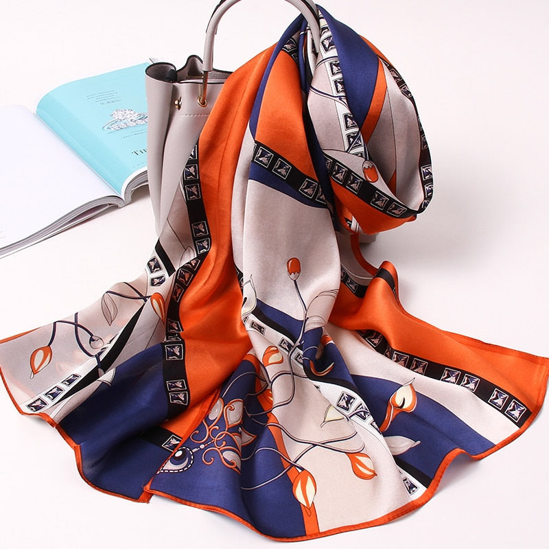 Stilla | Chic Square Scarf 100% Silk