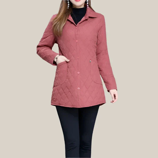 Stilla | Lang Quilted Jakke