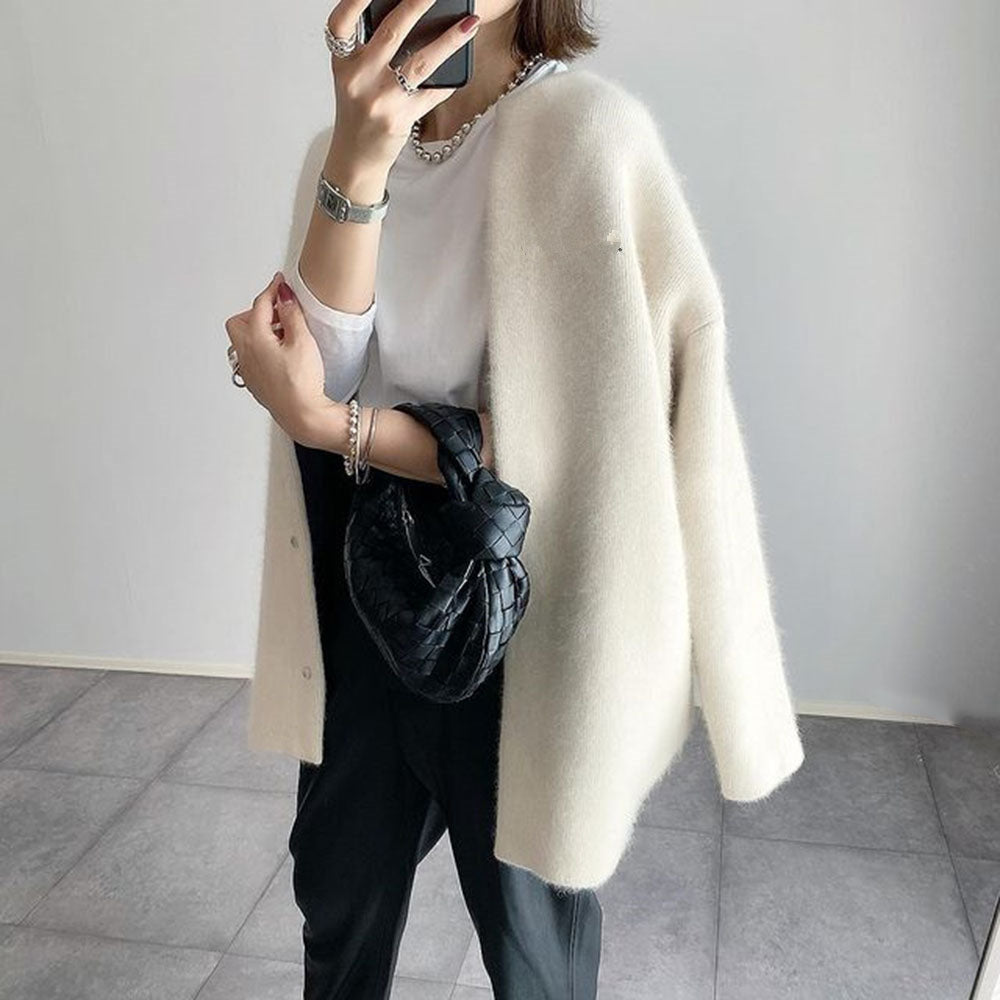 Stilla | CHIC og hyggelig kvinder cardigan frakke