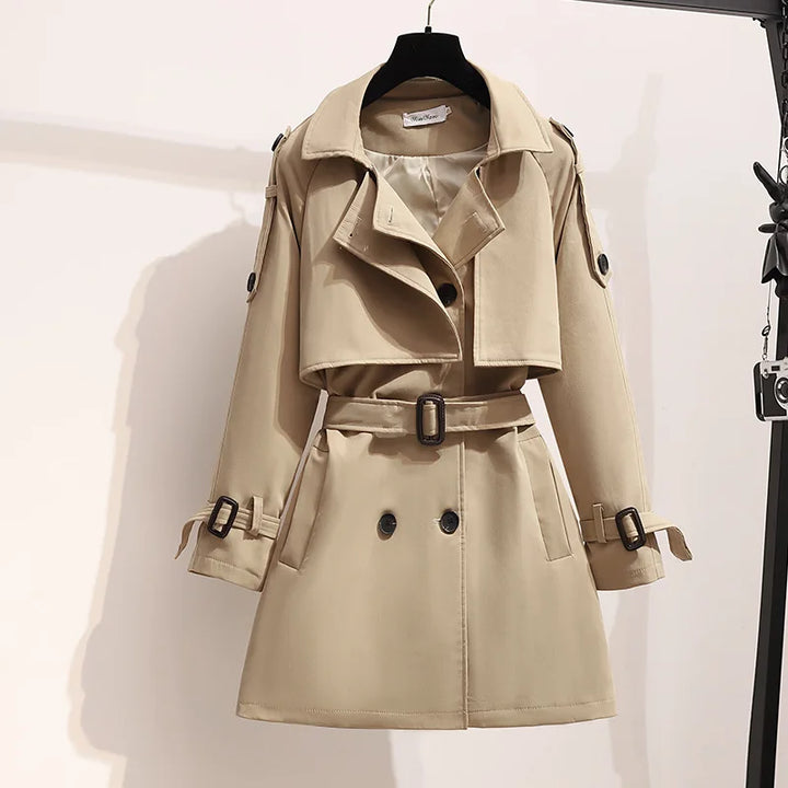 Stilla | Elegant Vandtæt Dobbeltbrystet Trenchcoat