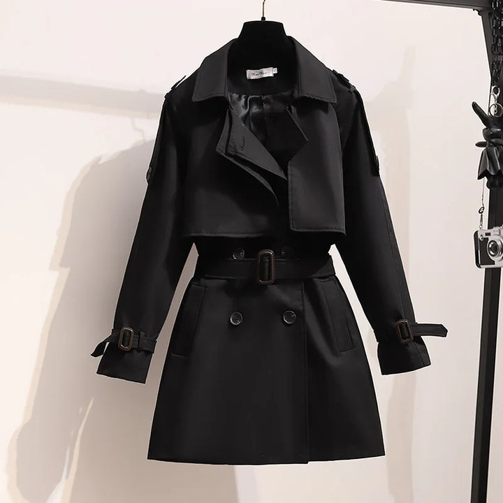 Stilla | Elegant Vandtæt Dobbeltbrystet Trenchcoat