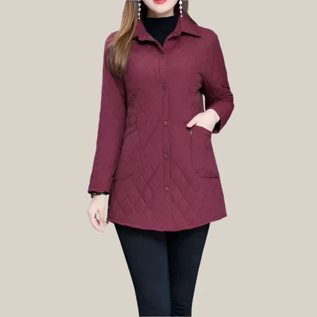 Stilla | Lang Quilted Jakke