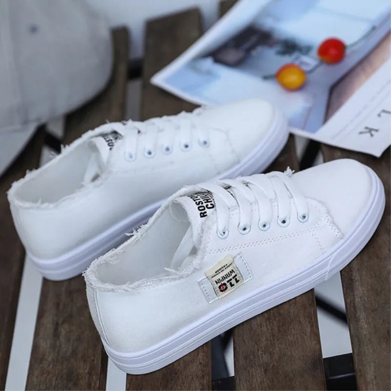 Stilla | Denim Flade Sneakers