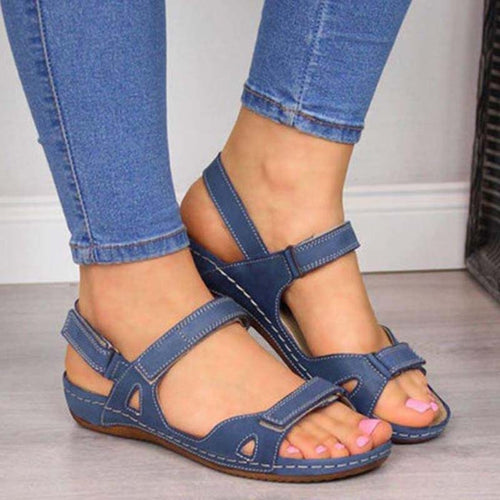 Stilla | Sandaler Ergonomiske Kvinders Sandaler Inklusiv Velcro Lukning