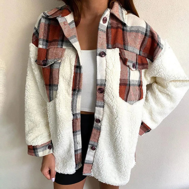 Stilla | Over størrelse Rutig Sweater
