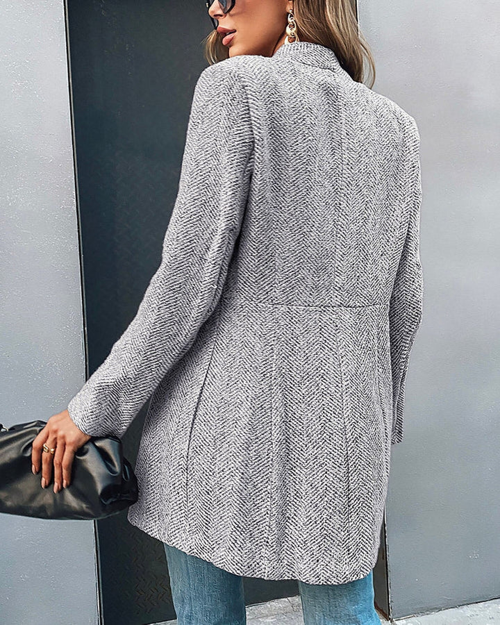 Stilla | Casual Blazer Med Lange Ærmer