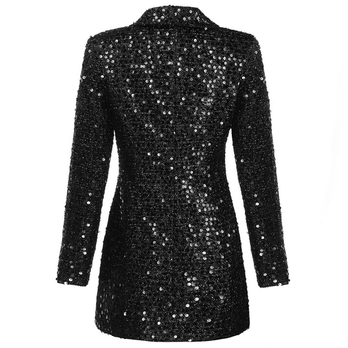 Stilla | Robe blazer med pailletter